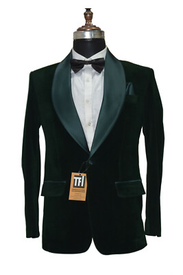 HANDMADE HERREN GRÜN RAUCHEN JACKEN DESIGNER HOCHZEIT PARTY KLEIDUNG BLAZER MANTEL