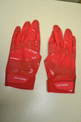 all red cutters football gloves
