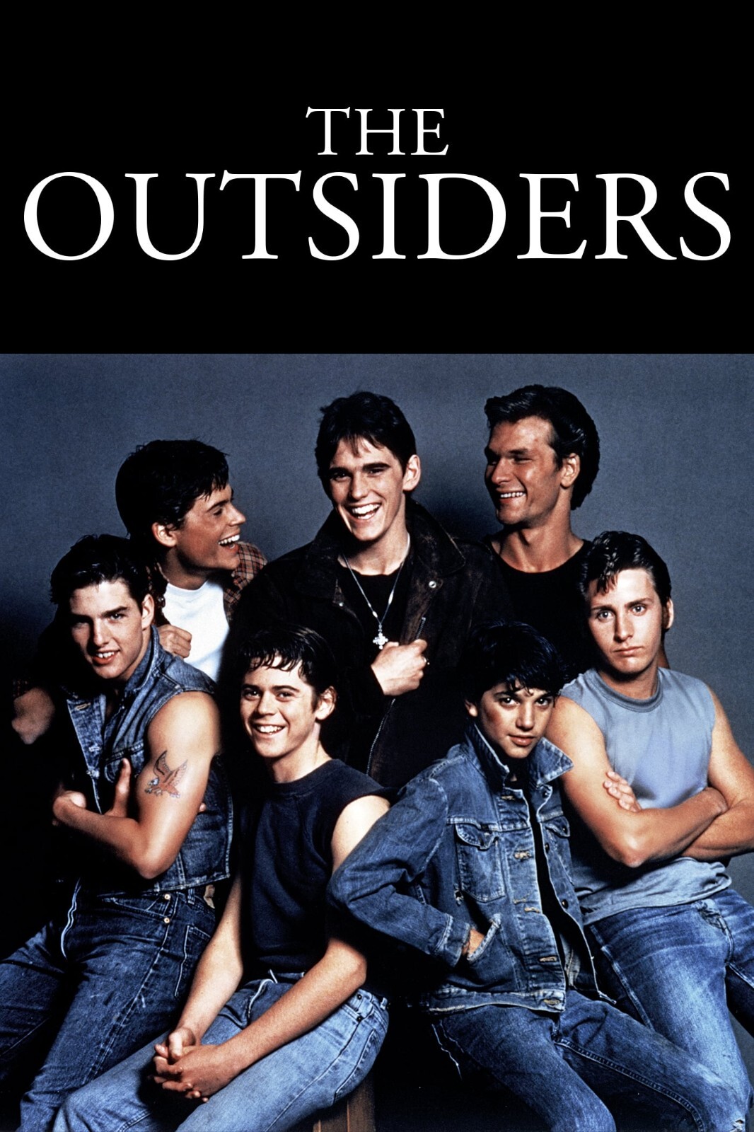 「THEOUTSIDERS」ポスター 1983 The Outsiders Movie Poster 11X17 Patrick Swayze Tom
