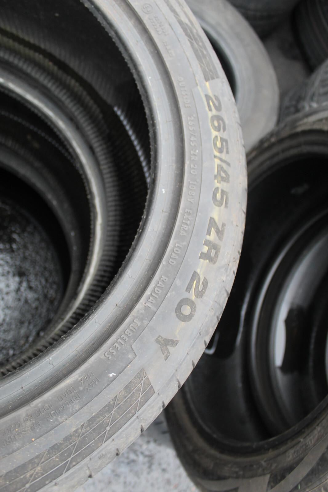 265 45 20 Continental, CSC 5, MO, XL, 108Y x2 A Pair 5.0mm (F1_tyres) FO L3248