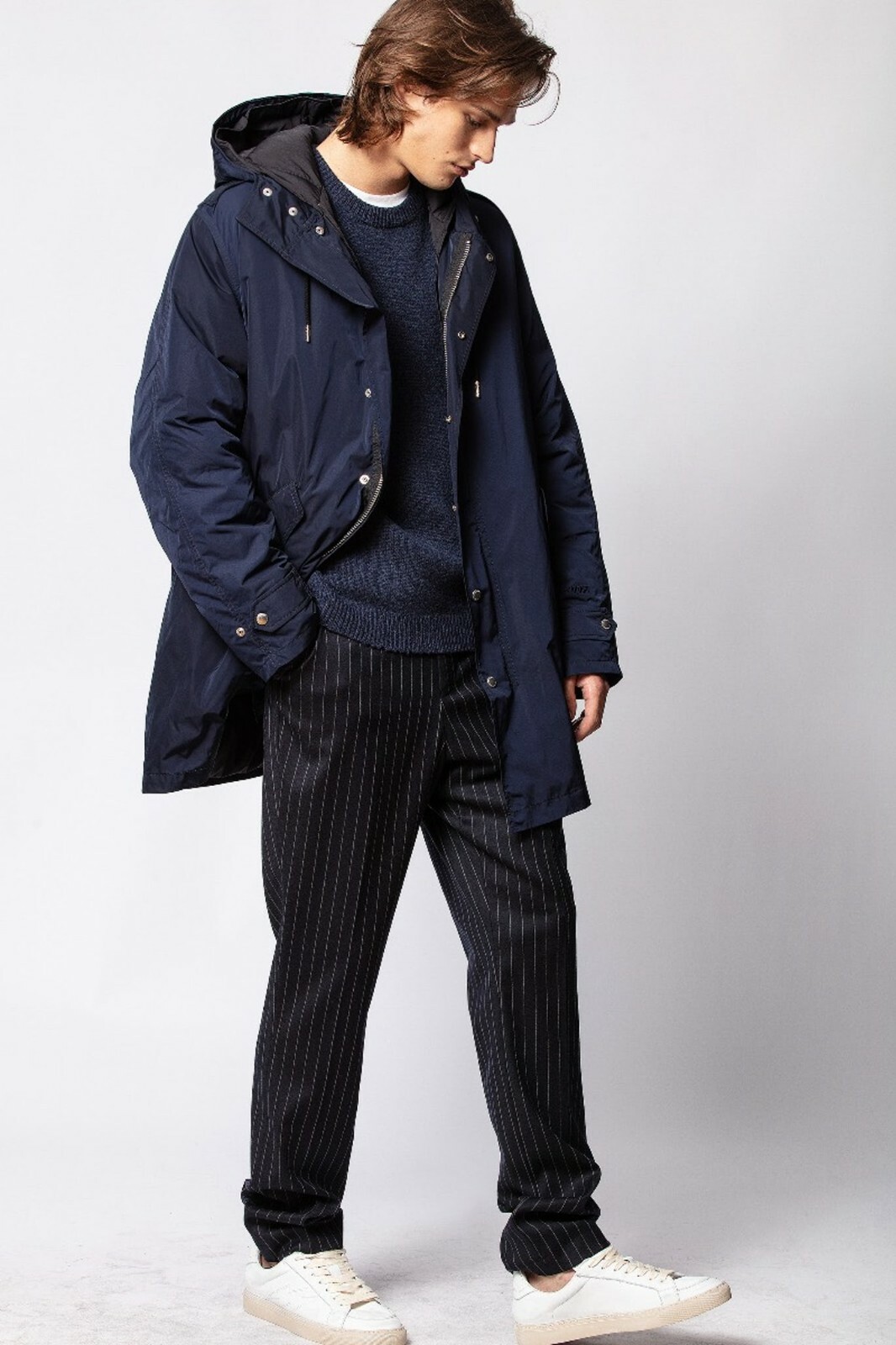 

ZADIG - VOLTAIRE Морской флот Kattle Amo Tech 2 шт. Пуховик + парка с капюшоном, Синий, ZADIG - VOLTAIRE Marine Amo Tech