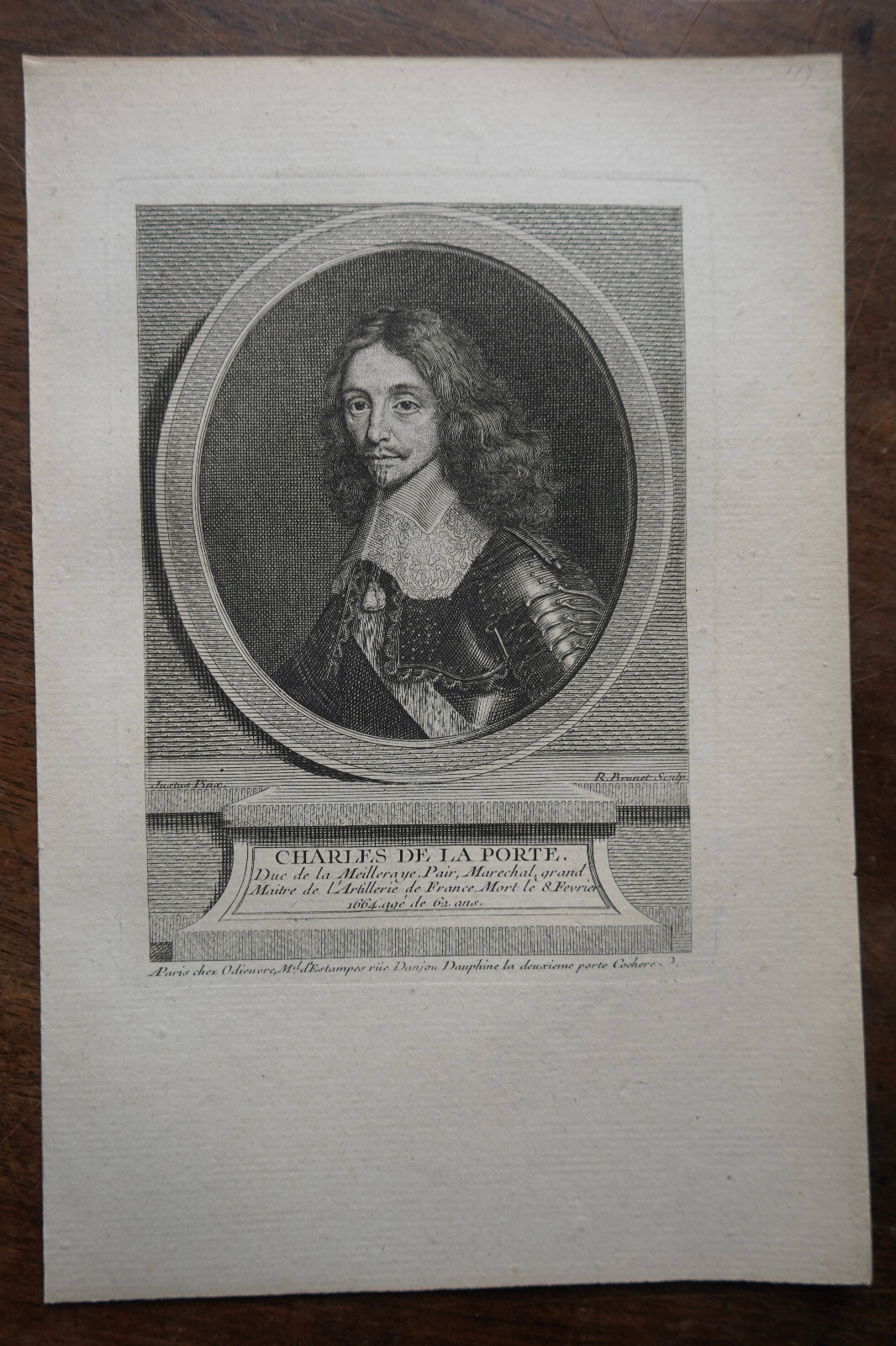 CHARLES DE LA PORTE DUC DE LA MEILLERAYE (1602-1664)