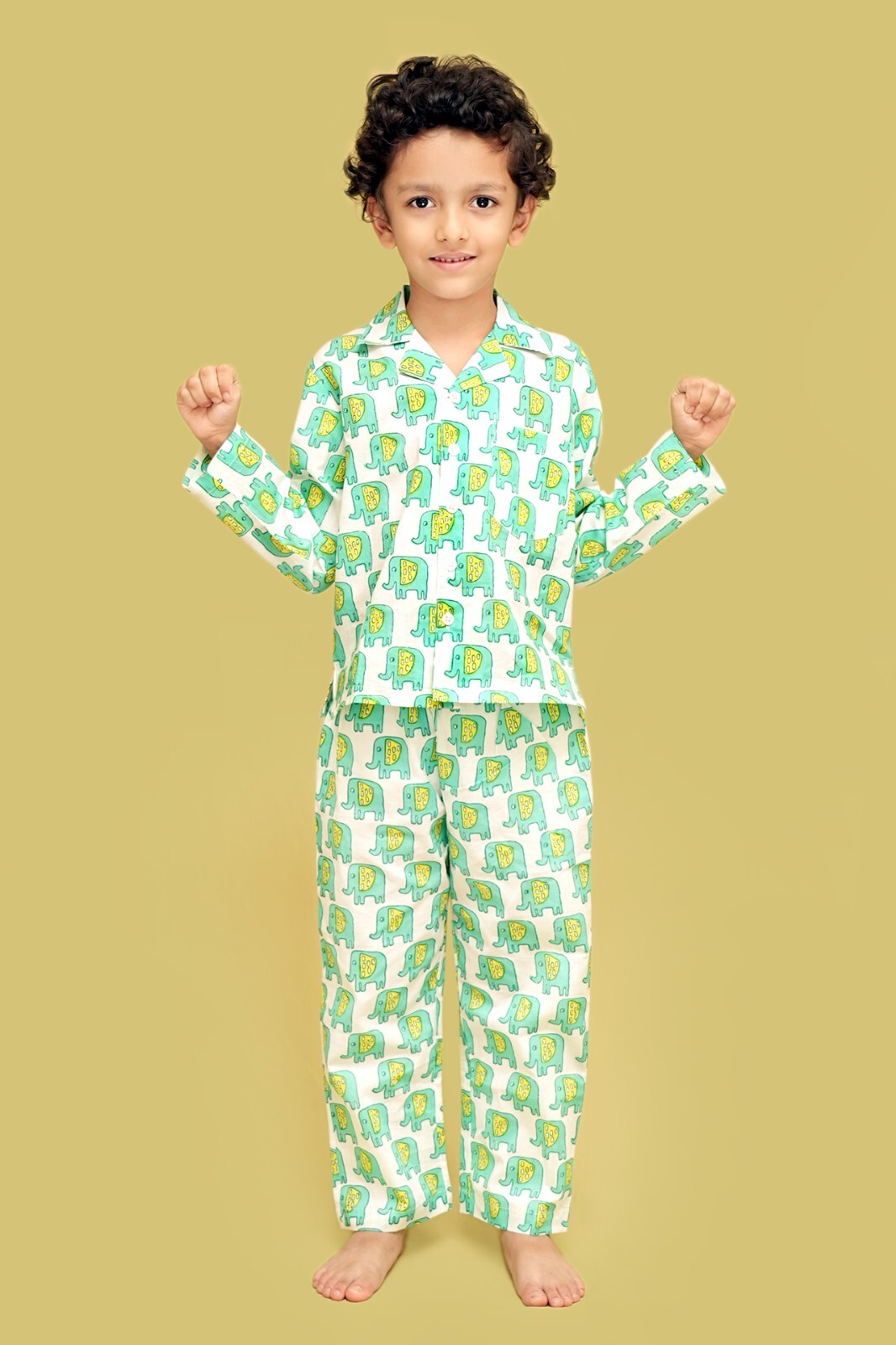 Cotton night dress for boys sale