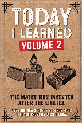 Today I learned (Volume 2) Paperback Book (Brand New) 6'' x 9'' (free shipping)