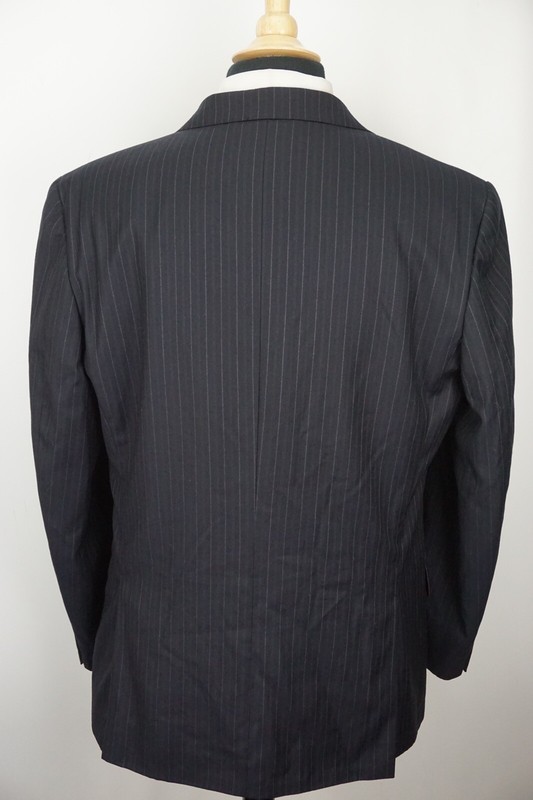 GENLORO PIANA×SHIPS2BスーツSUPER130's 44 StudioSuits Bespoke 2 Pc Suit Glen Plaid Flat Front Super