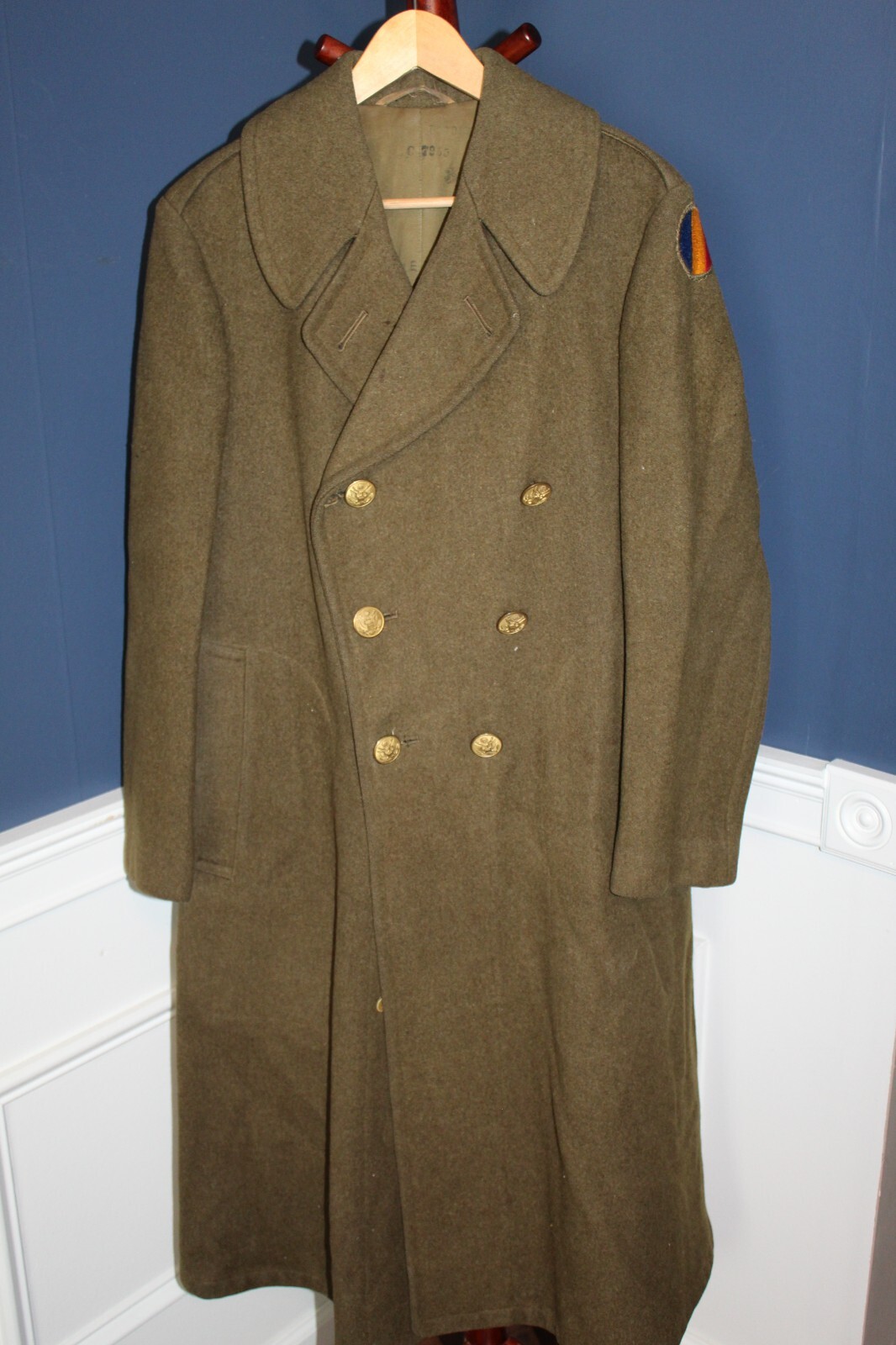 Original WW2 U.S. Army Replacement & School Command Patched
