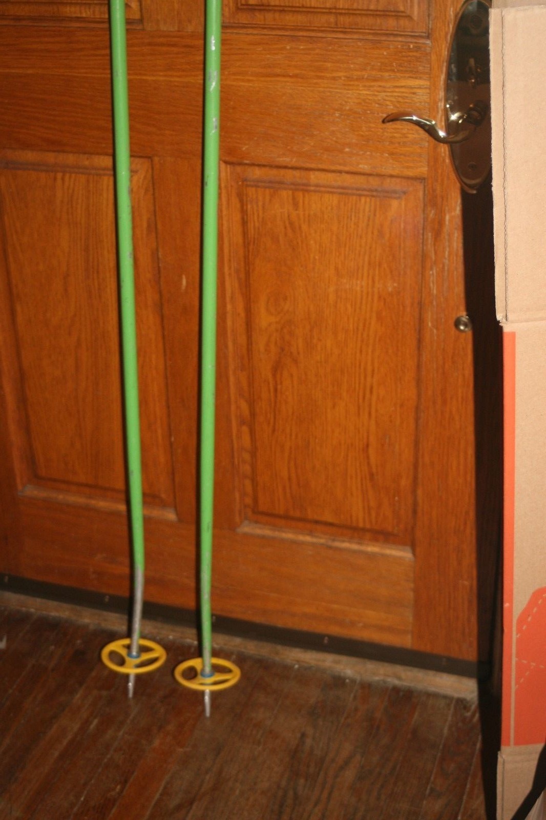 Vintage Ski Poles 54 inches 137 cm with straps