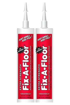 The Original Fix-A-Floor Loose Tile Repair Adhesive 10.1 oz. Tube - 2 Pack