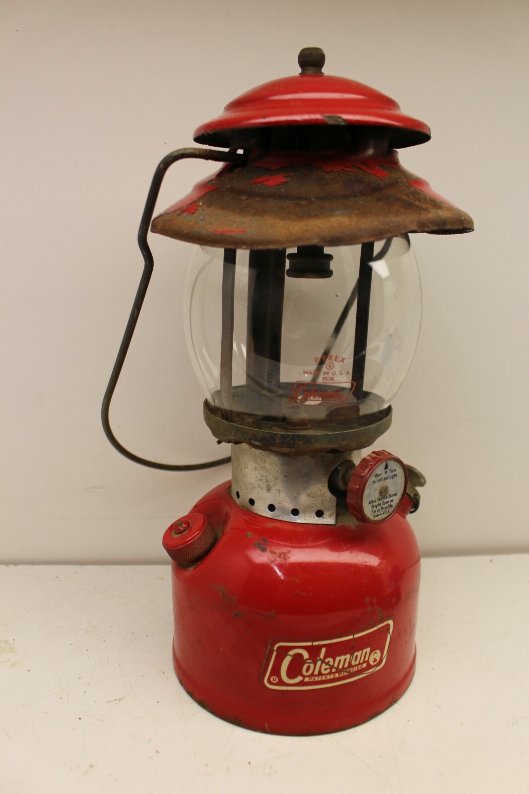 Vintage Coleman 200A Single MANTLE Red Camping Hunting
