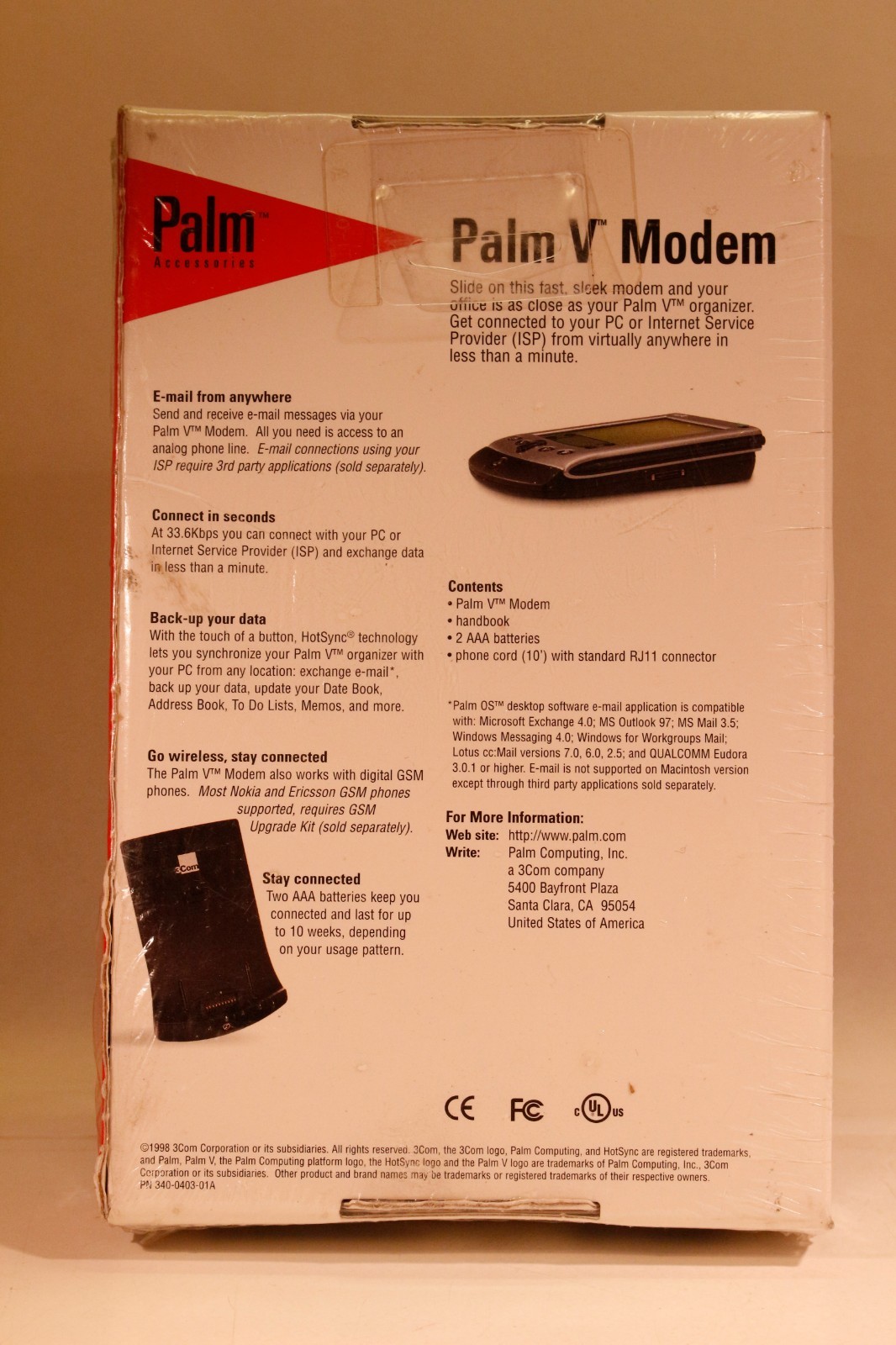 3Com Palm V Modem (1998) 