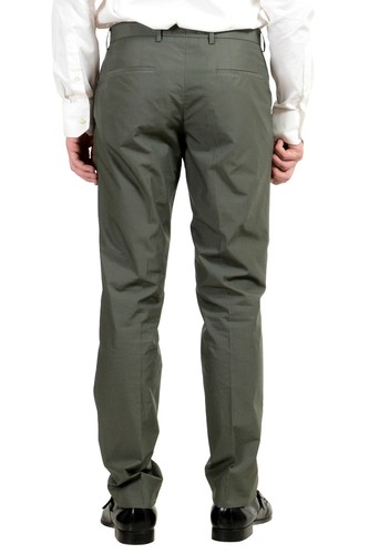 Pre-owned Hugo Boss "nastven/barns-t" Men's Gray Two Button Suit