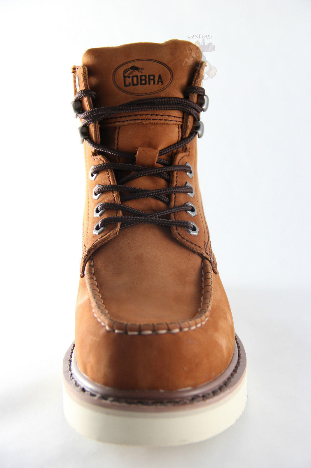 Men Work Boot Cobra C11M Brown Genuine Leather Goodyear Welt Construction New