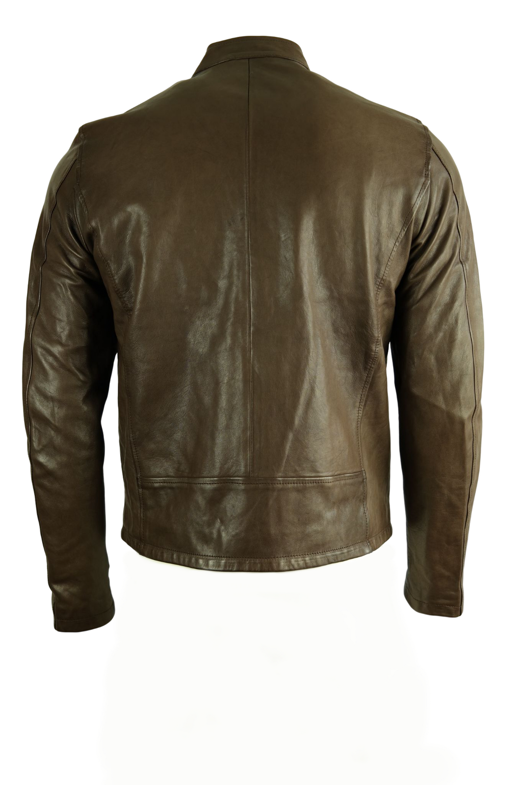 REPLAY REPLAY HERREN LEDERJACKE MIT TASCHEN / USED-LOOK / LAMMLEDER / BRAUN