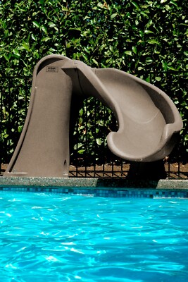 Cyclone In-Ground Pool Slide -Taupe