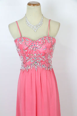 NEW Windsor $120 Beaded Juniors Pageant Long Dress Size 7 Formal Prom Sleeveless