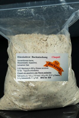 Eiweissbrot Backmischung - Diabetikerbrot 5kg Chapati 5000 g
