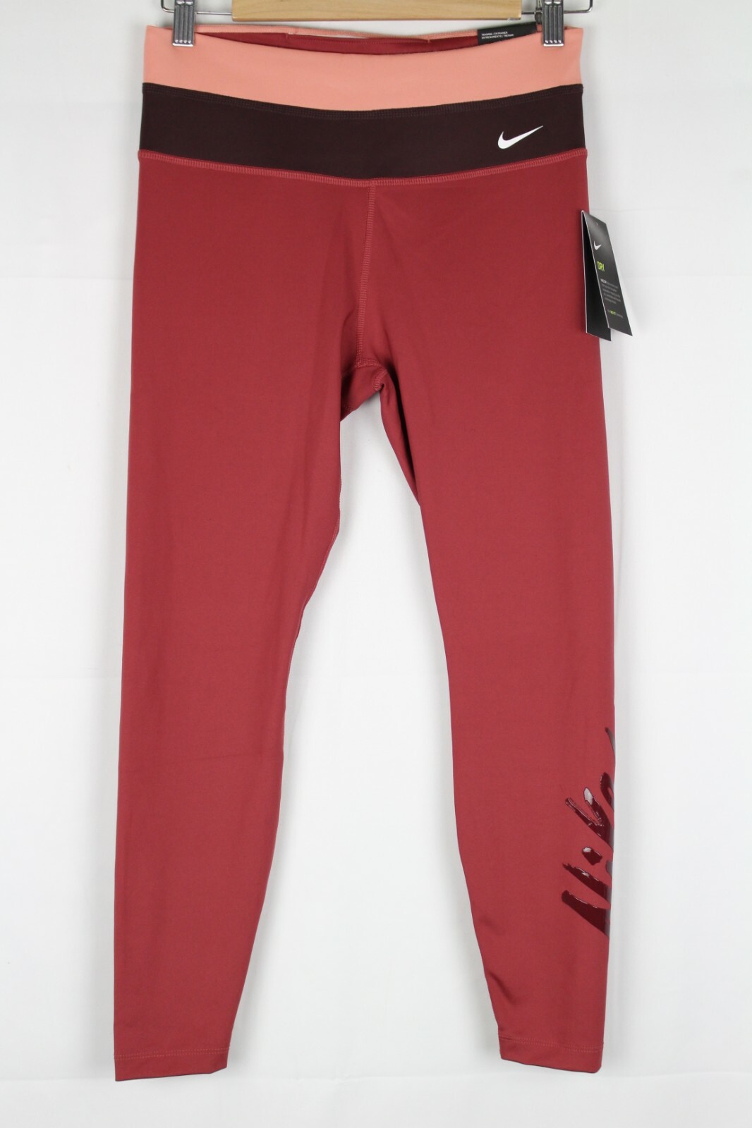 Nike Women's Power Hyper 7/8 Training Tights Medium Cedar/Pink/Mahogany BV5737 193152565340 | eBay