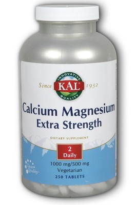 Kal Extra Strength Кальций + Магний 250 Таблетка