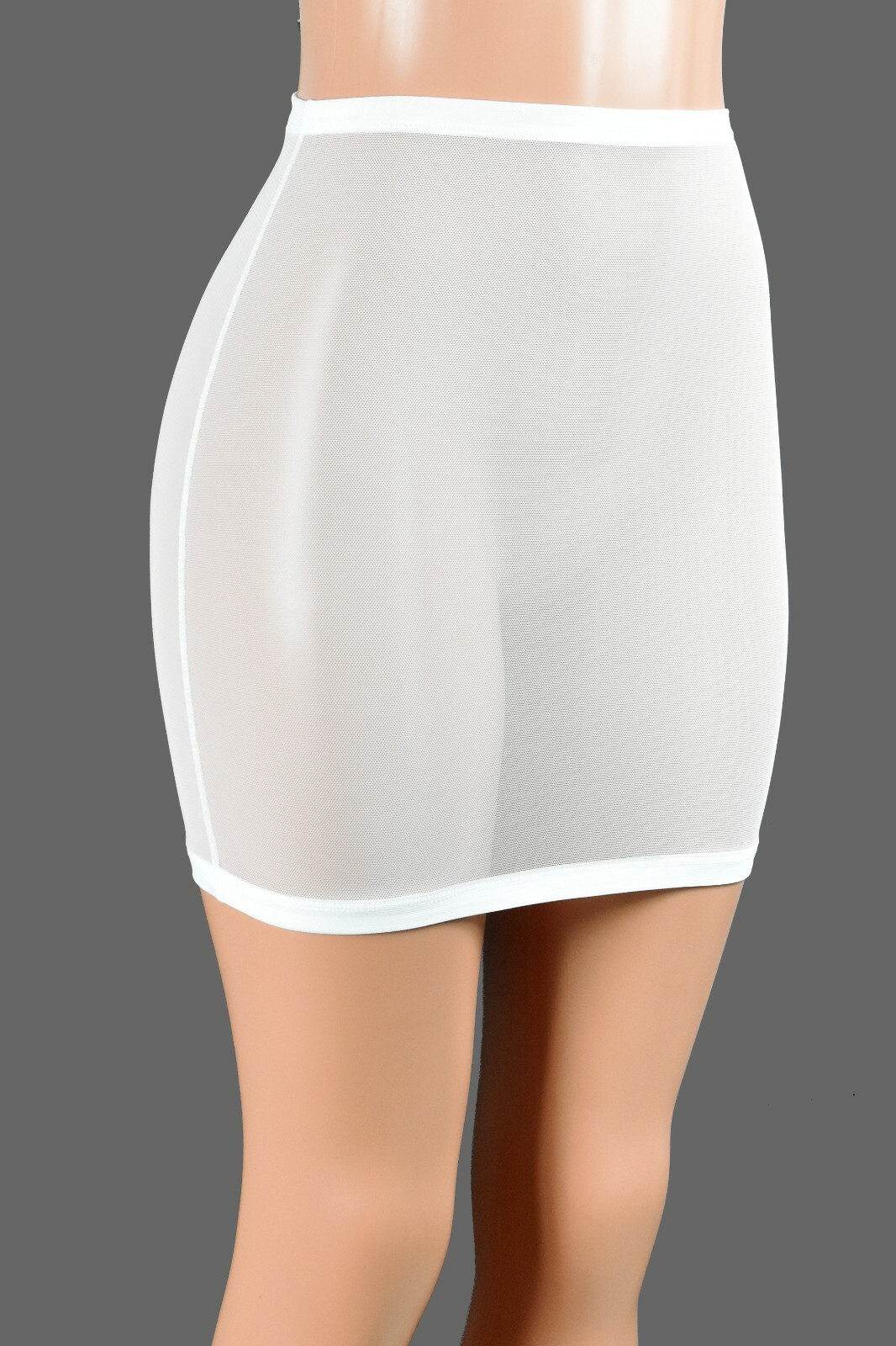 【断捨離中！】SHEER Whiteskirt White mesh skirt sheer skirt see through skirt | Depop
