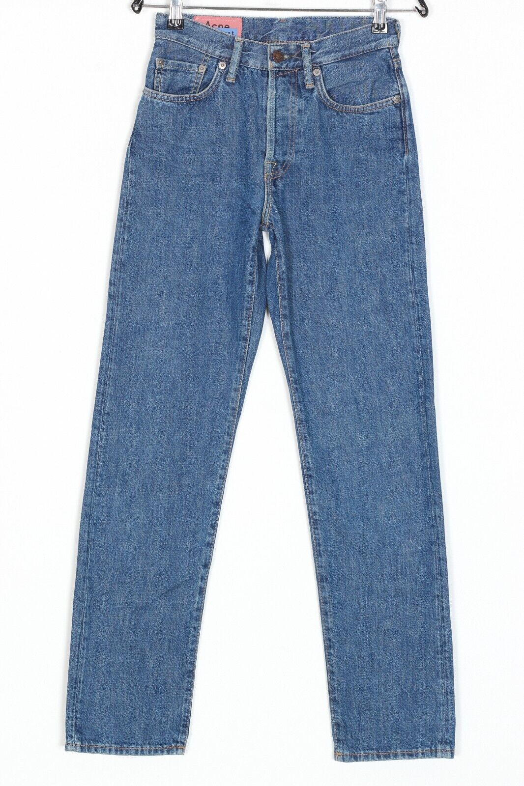 ACNE STUDIOS BLA KONST 1997 Dark Blue Trash Straight Jeans ACNE STUDIOS BLA KONST 1997 Dark Blue Trash Straight Jeans