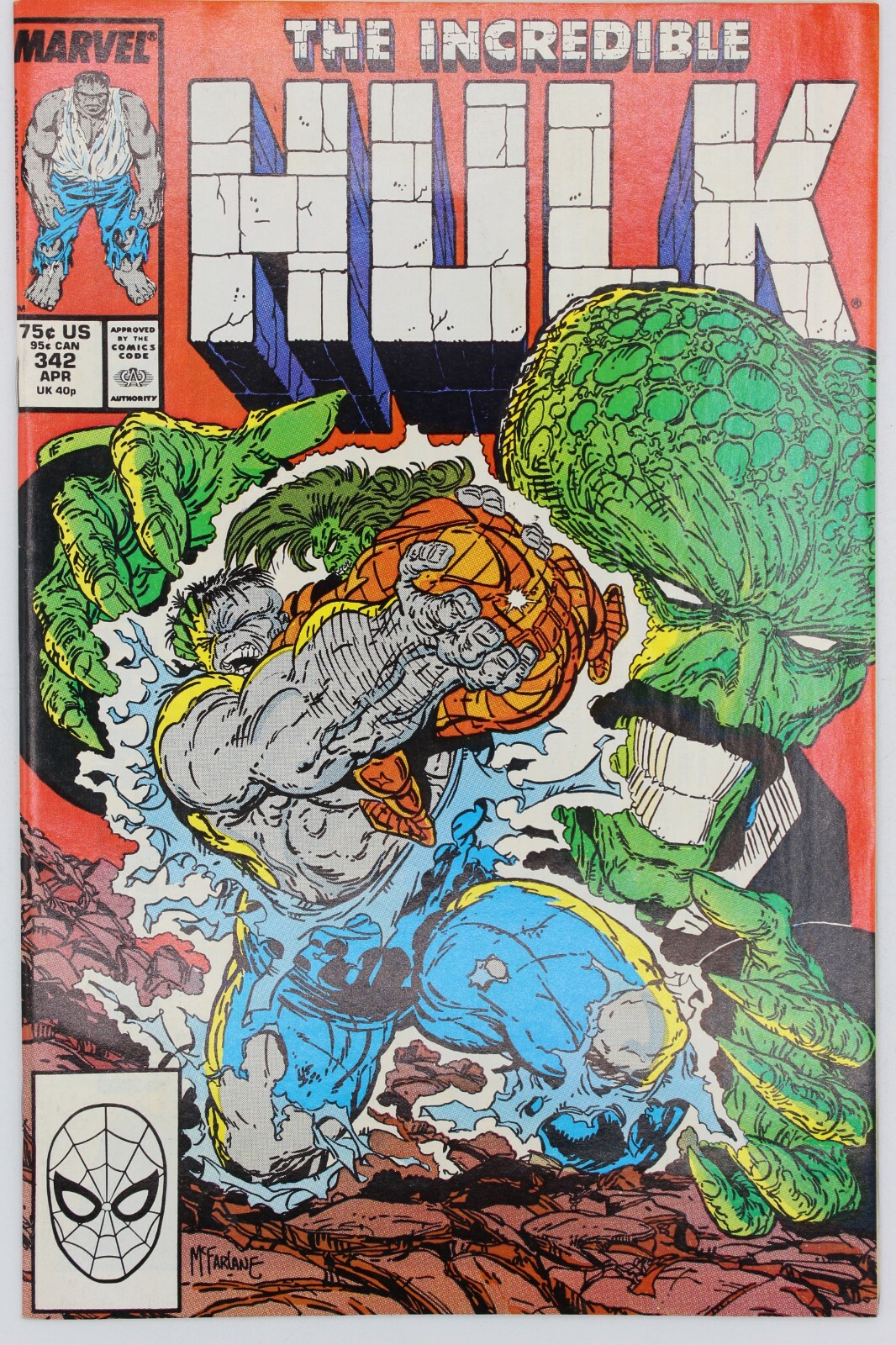 少年漫画 Incredible Hulk #330 *1st McFarlane 1987 Incredible Hulk #330 1st McFarlane Hulk Marvel Comic | eBay