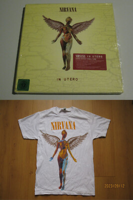 Nirvana In Utero 20th Anniversary Box Set Limited Edition 3 CDS/1 DVD + T-Shirt