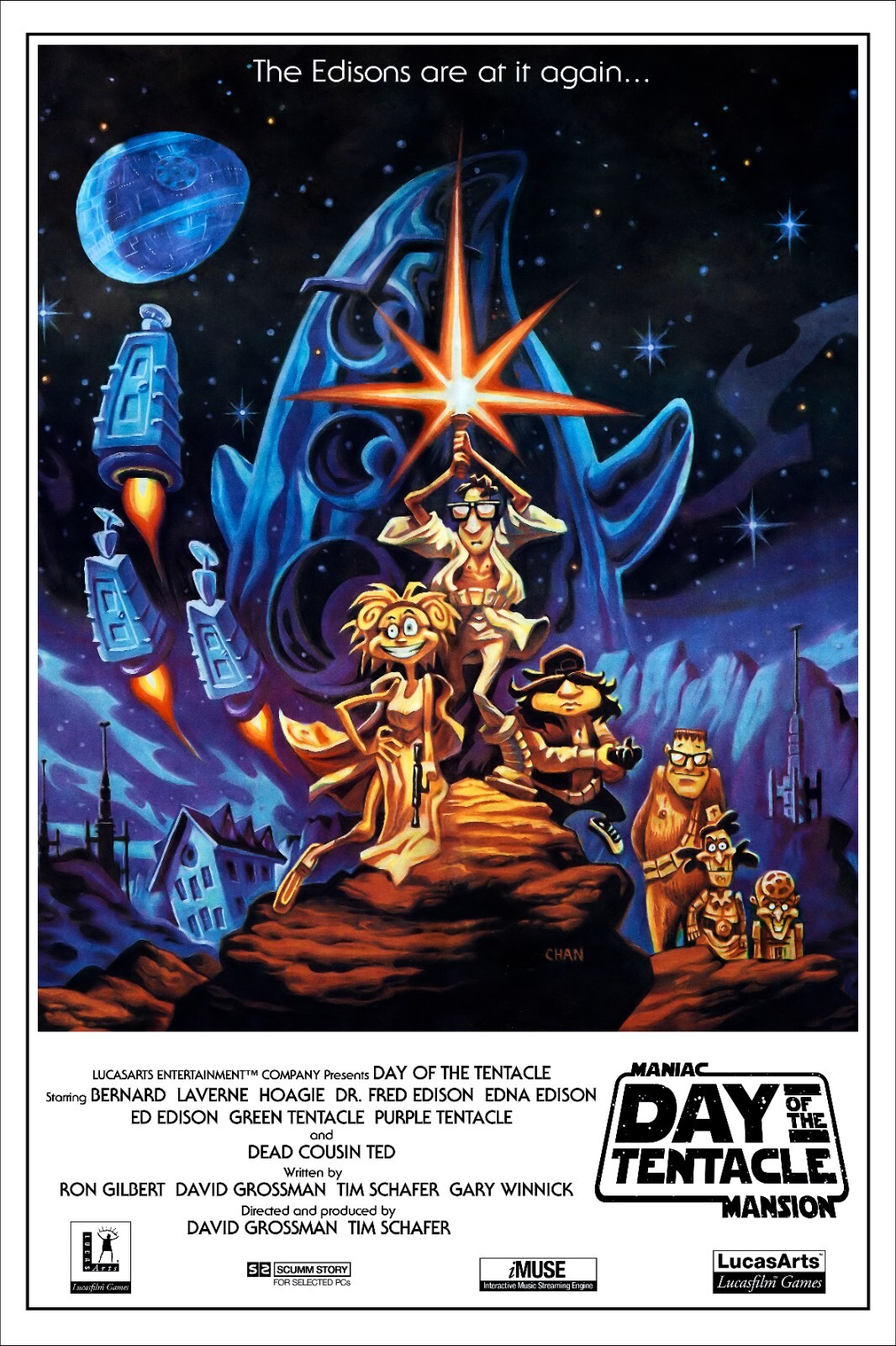 Day of the Tentacle Star Wars Parodie Lucas Arts PC Classic Video