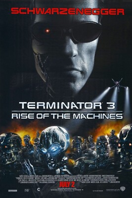 Free Same Day Shipping TERMINATOR 3 Rise of the Machines Borderless 11x17 Poster