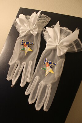  Masonic ( Eastern Star ) Past Matron Gloves