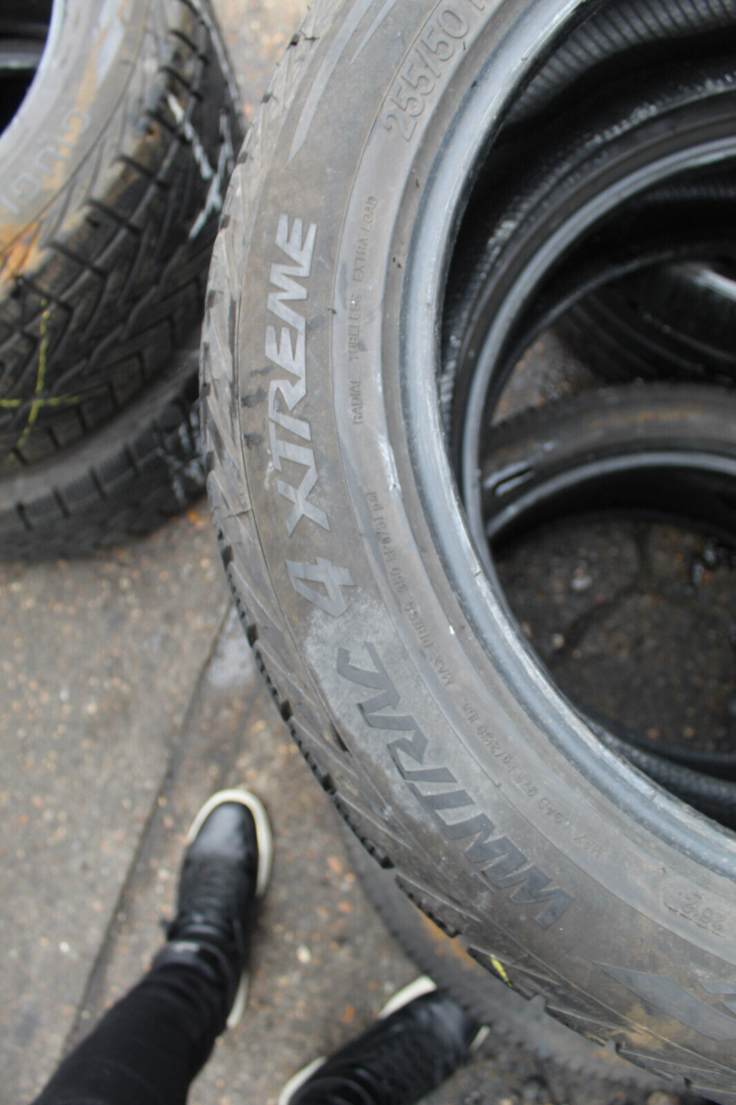 255 50 19 Vredestein, Winter, XL M+S, 107V, x2 A Pair 6.8mm (F1_tyres) FOD L2225