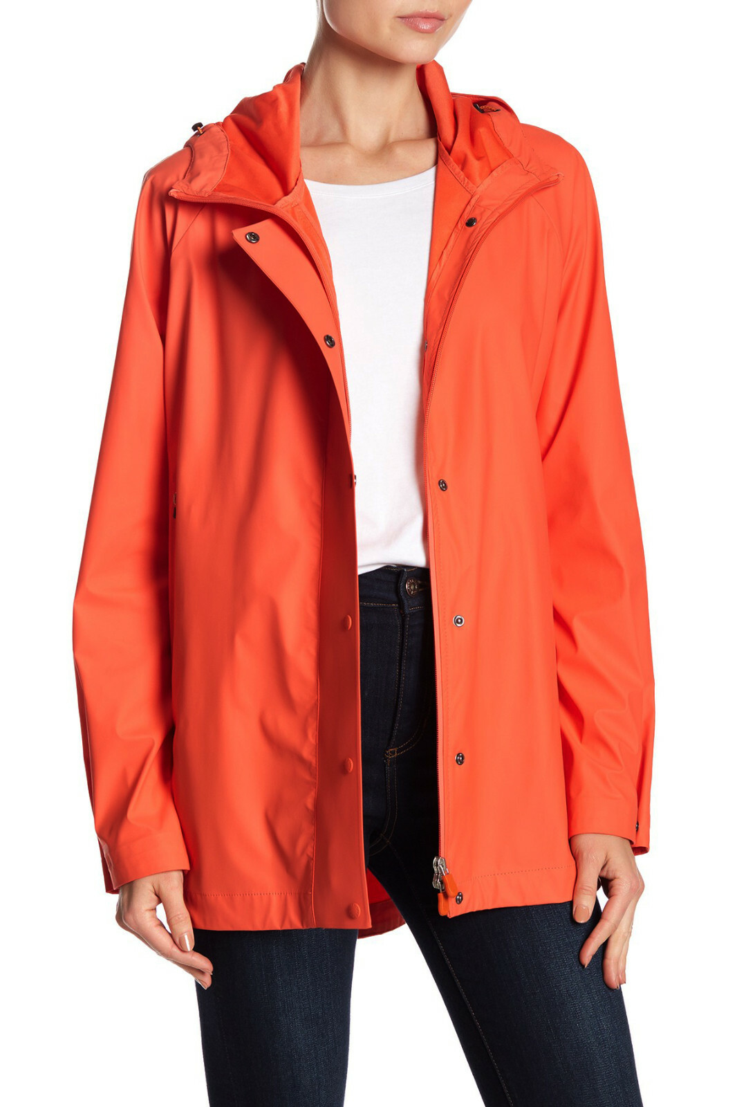 Save The Duck Womens Hooded Trench Rain 