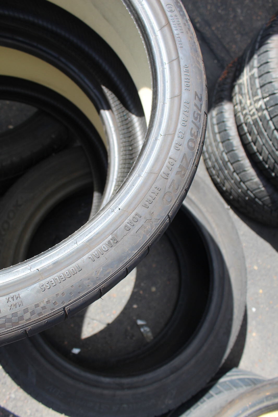 275 30 20 Continental, SC6, CS AO, XL, 97Y, x2 A Pair 5.7mm (F1_tyres) FO L2748