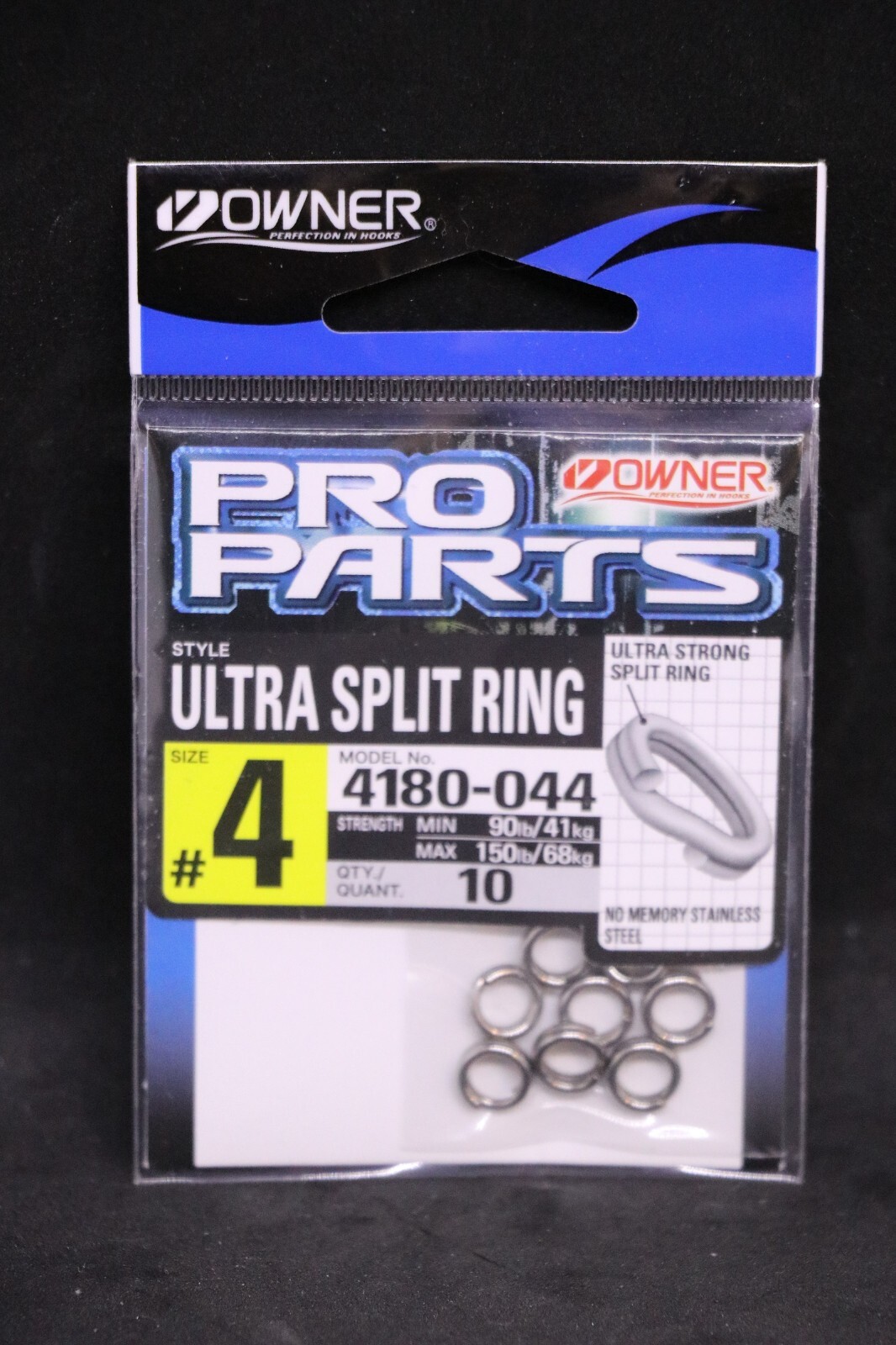 プロデューサーリリー OWNER Ultra Stainless Steel Split Rings 4180-044 Size 4