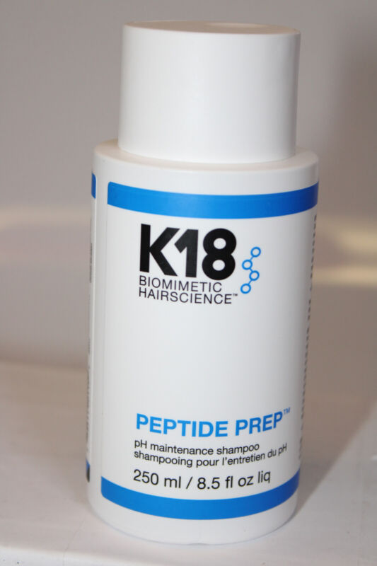 K18 Biomimetic Hairscience Peptide Prep pH Maintenance Shampoo 8.5 oz 250 ml NEW