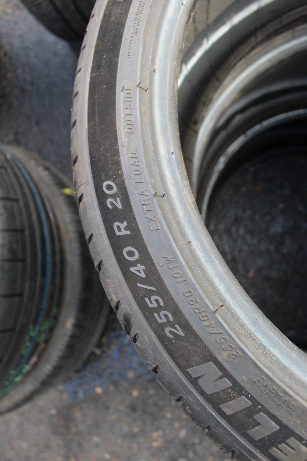 255 40 20 Michelin, Pilot Sport EV T1 XL 101W, x1 Single 5.1mm (F1_tyres) L2110B