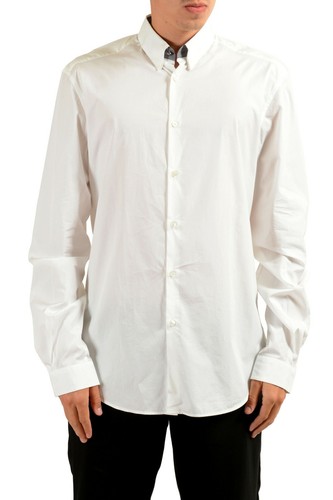 Versace Men's White Long Sleeve Dress Shirt | eBay