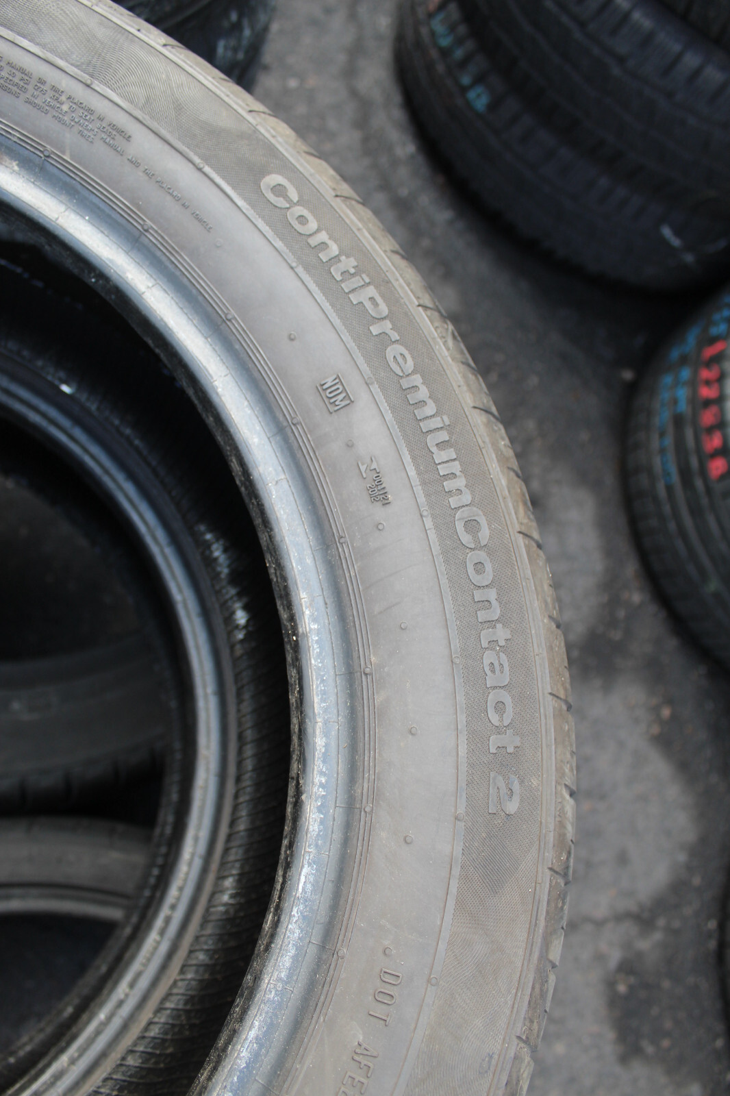 215 55 18 Continental, CPC 2, 95H, x2 A Pair 6.2mm (F1_tyres) L2349