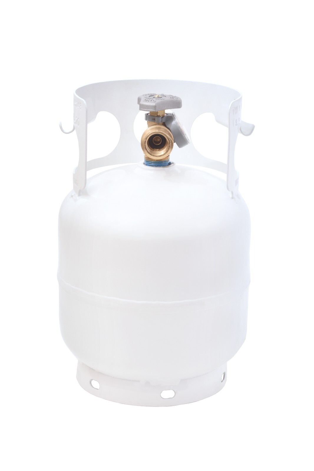 5 lb Refillable Steel Propane  Cylinder with OPD Valve & Built-in Site Gauge
