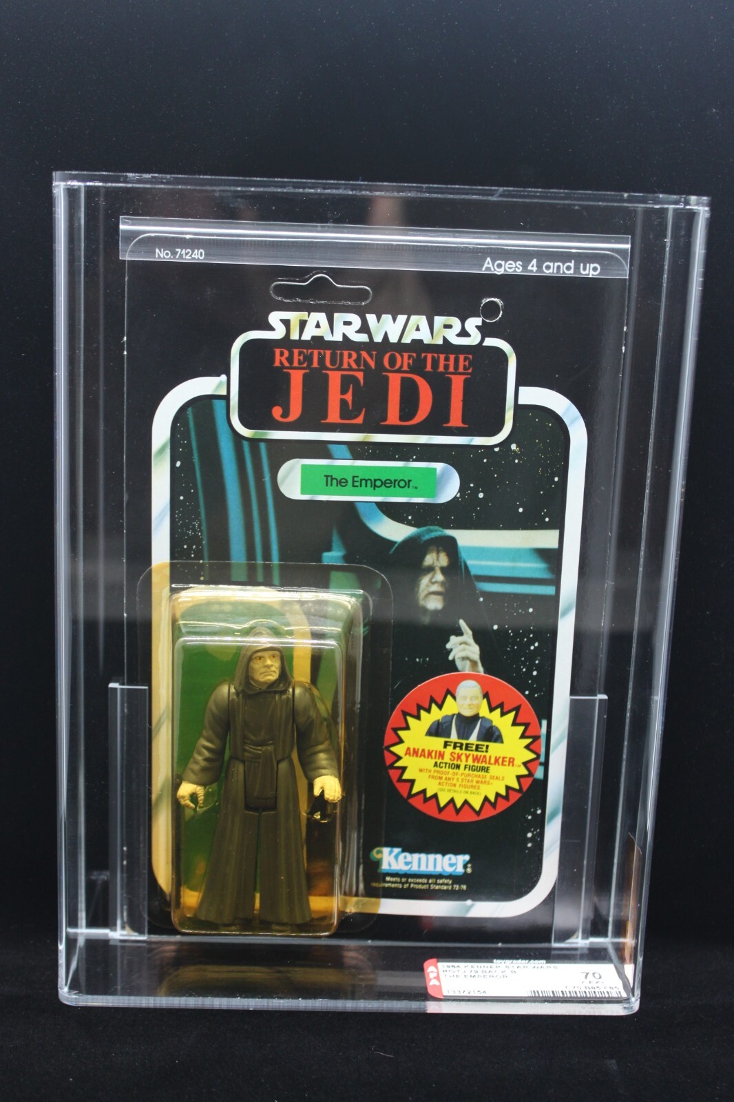 AFA Kenner 1984 Star Wars ROTJ 79 Back-B The Emperor 70-85