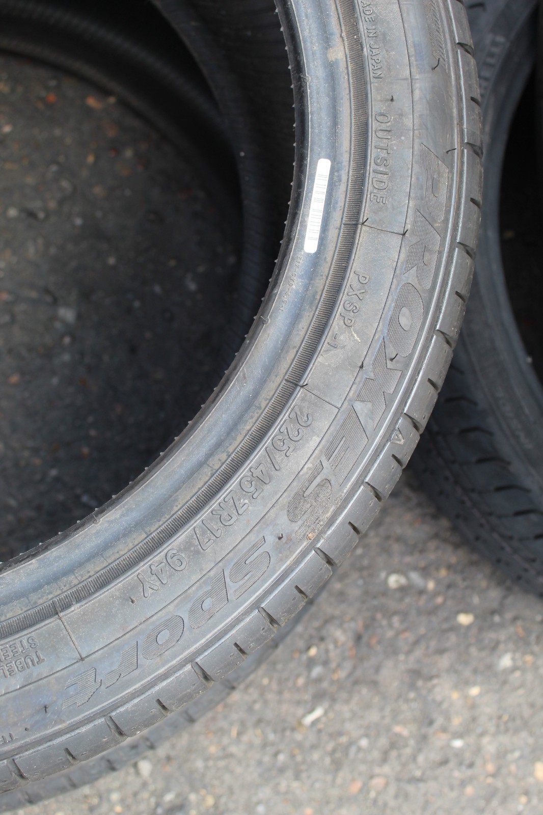 New 225 45 17 Toyo, Proxes Sport, XL, 94Y, x1 Single Tyre (F1_tyres) L3604