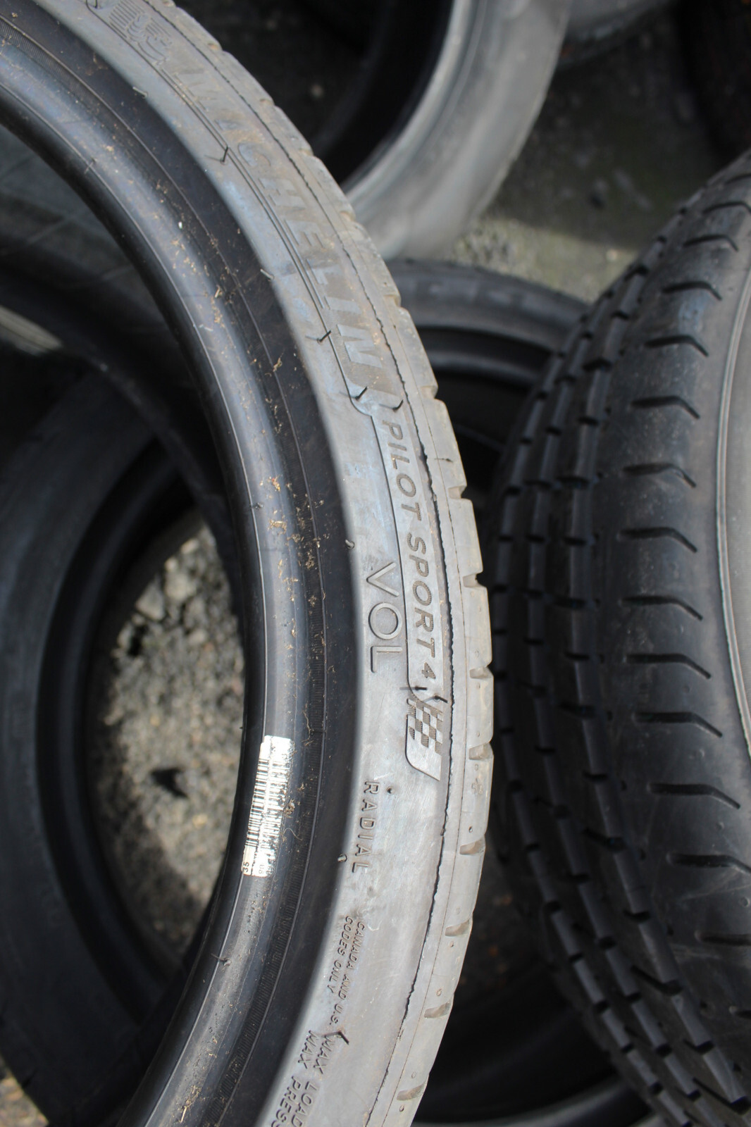 255 35 20 Michelin, VOL, XL, 97W, x1 Single Tyre 5.2mm (F1_tyres) L2261