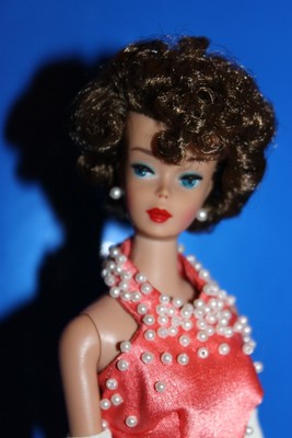 European Vintage Barbie Bubble Cut  OOAK Brownette