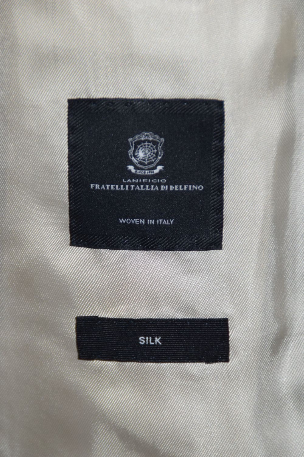 Pre-owned Hugo Boss Tailored Suit, Mod. T-howard2/court3, Size 102 / Us 42l, 100% Silk In Beige