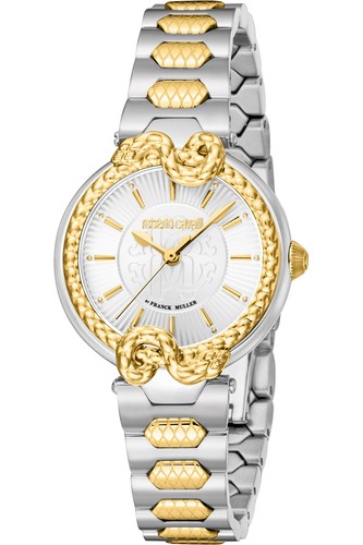 Pre-owned Roberto Cavalli By Franck Muller Women's 30mm Quartz Watch Rv1l214m0051