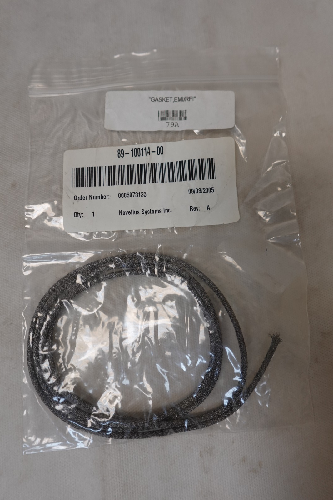 Novellus Systems - EMI RFI Gasket Seal Material 89-100114-00