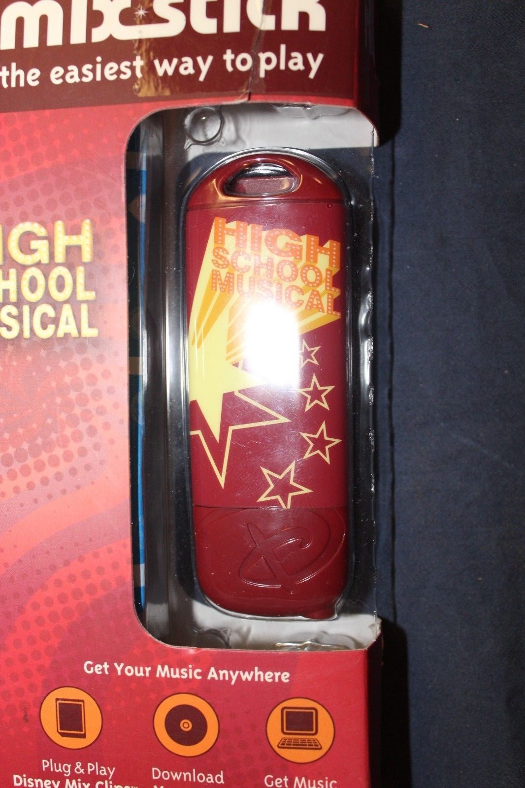 Disney HIGH SCHOOL MUSICAL  MP3 WMS MixStick Mix Stick 512MB Expandable