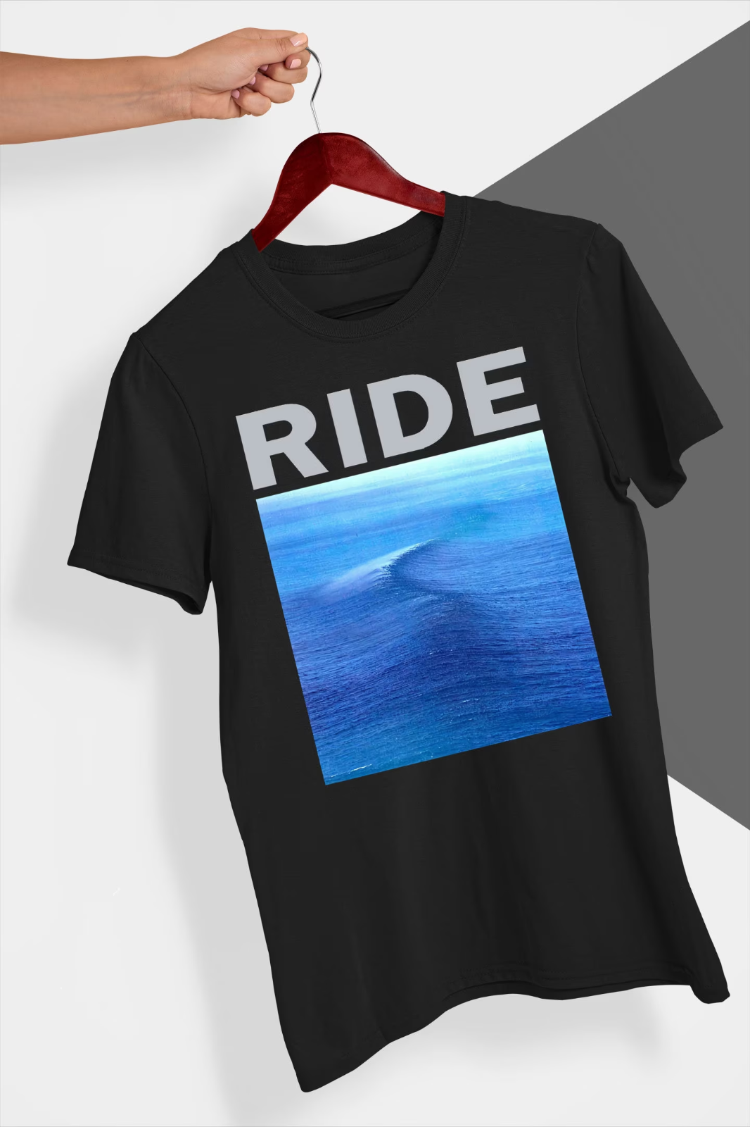 ステッカー付 RIDE バンドTシャツ nowhere ライド マイブラ
