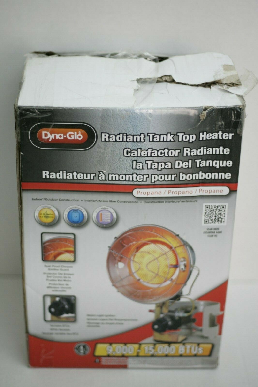 Dyna-Glo 15,000 BTU Radiant Tank Top Heater
