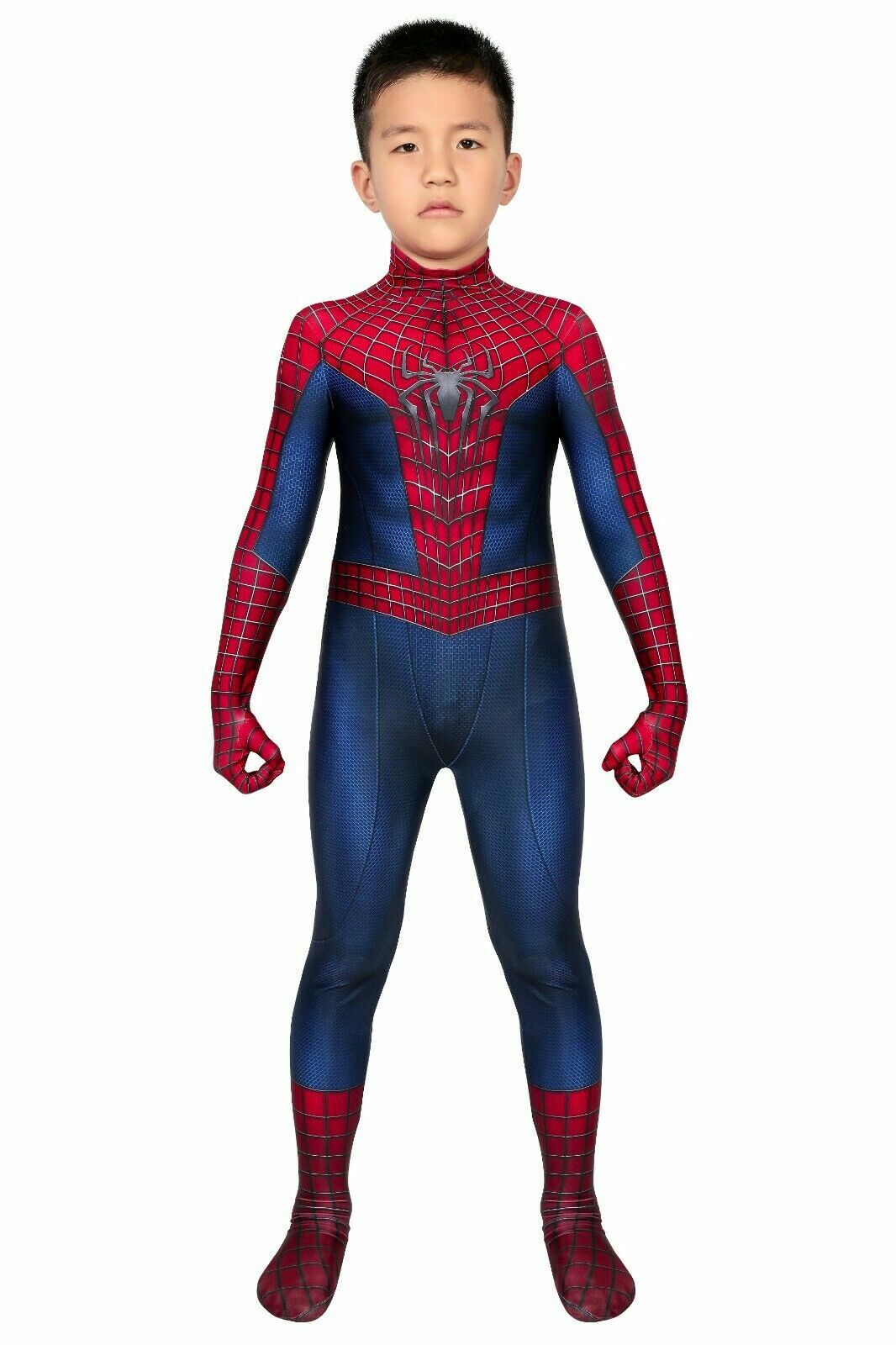 The Amazing Spider-Man Cosplay Costume Jumpsuit Kid Child