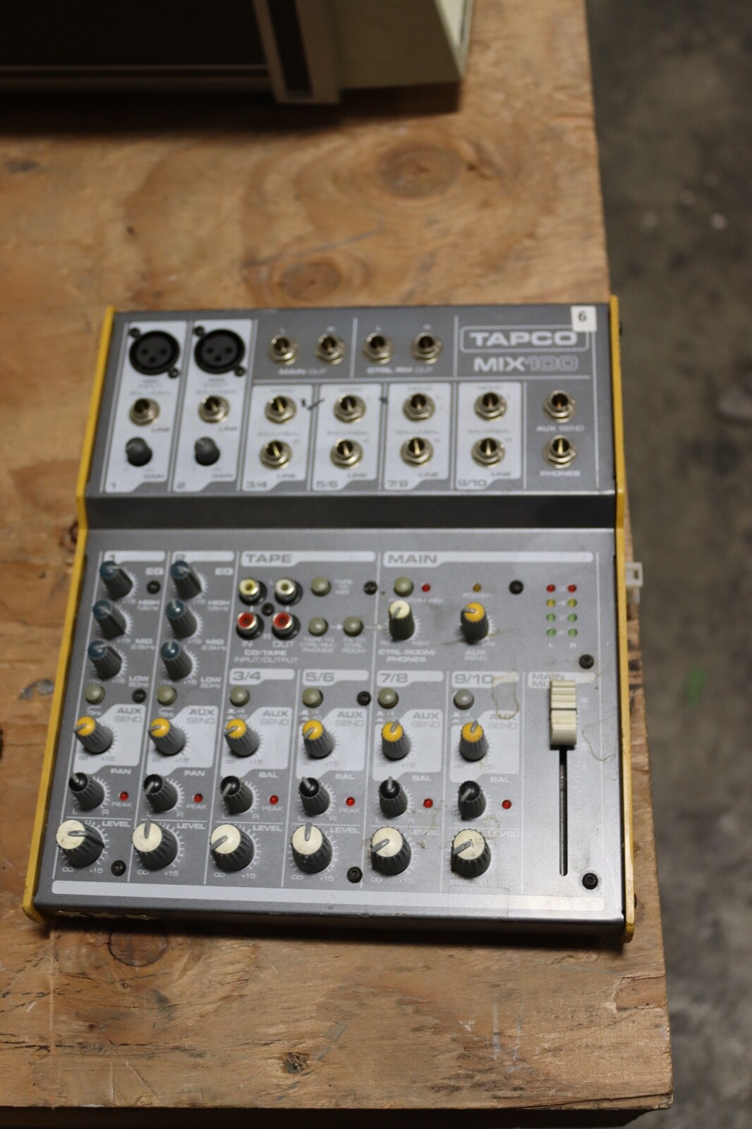 Tapco Mix-100 Ultra Compact 10 Channel Analog Mixer | eBay
